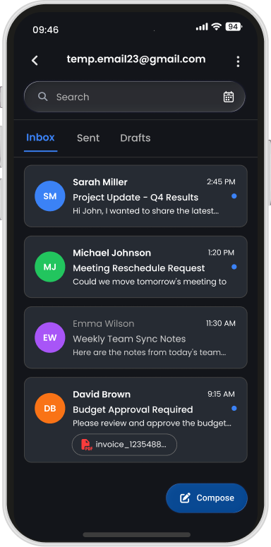 Secure Chat Interface